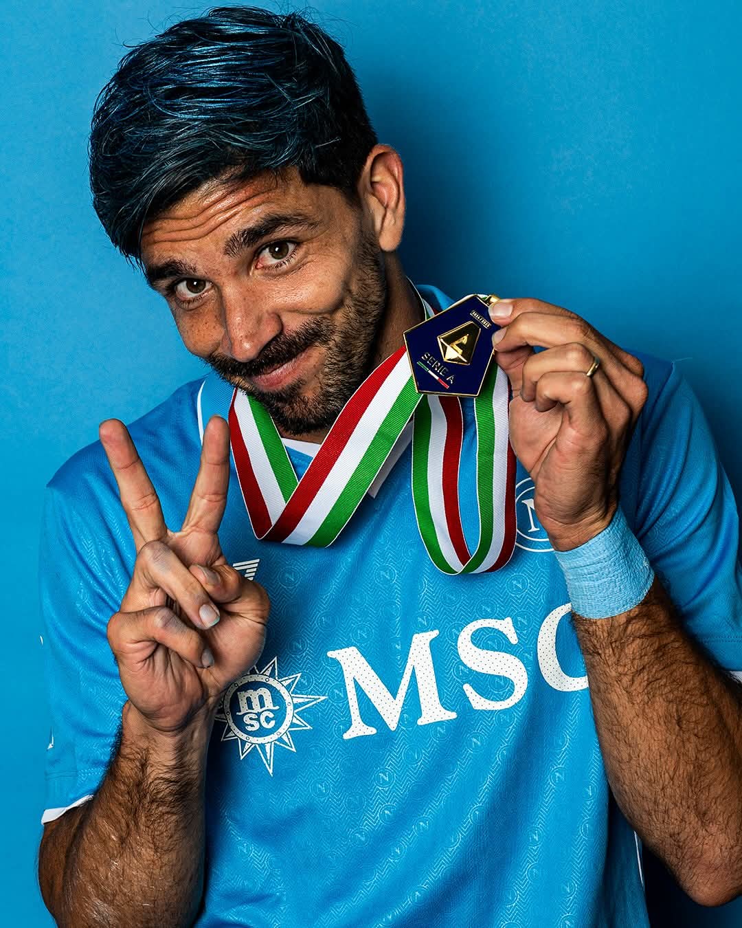 Medaglia Serie A 2024/25 Scudetto - Replica in metallo Celebrativa Napoli Campione